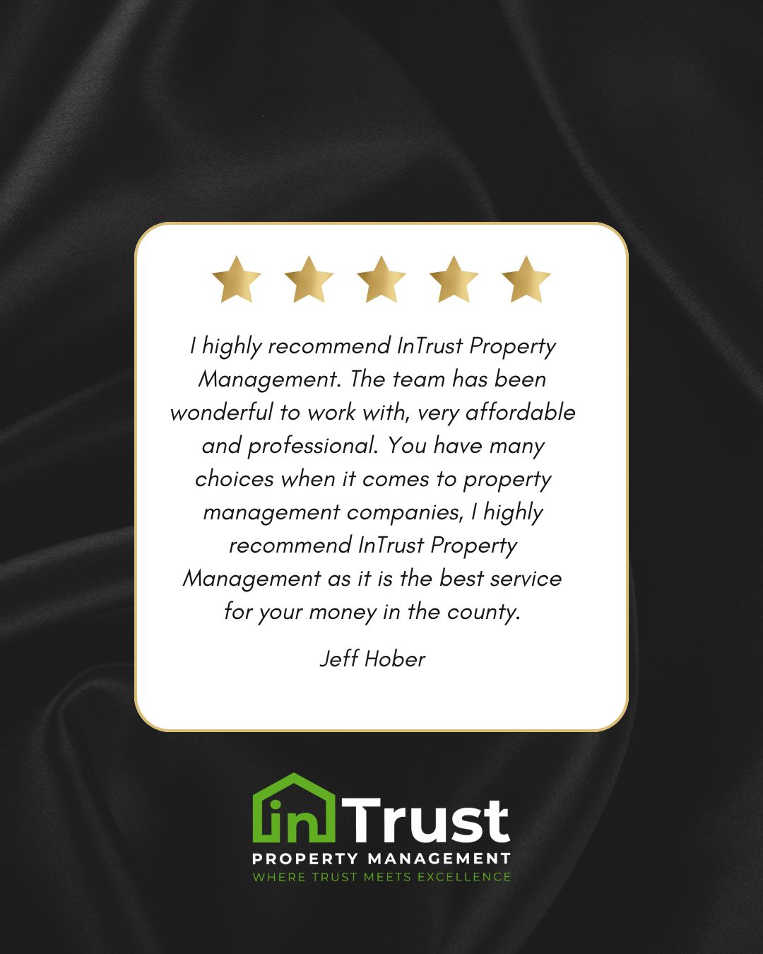 intrust testimonial posts jeff hober